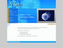 Tablet Screenshot of hcconseil.ch